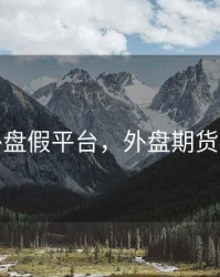 期货外盘假平台，外盘期货犯法吗