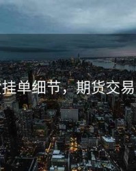 期货挂单细节，期货交易挂单