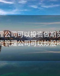 投资管理公司可以投资做期货吗，投资管理公司可以炒股吗