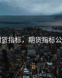 30个期货指标，期货指标公式大全