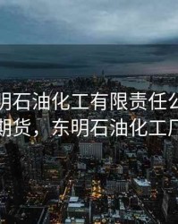东营东明石油化工有限责任公司招聘期货，东明石油化工厂