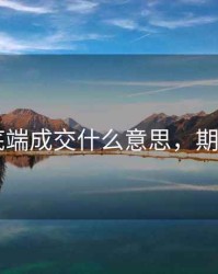 期货底端成交什么意思，期货w底