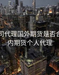 国内公司代理国外期货是否合法，国内期货个人代理