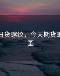 期货今日货螺纹，今天期货螺纹走势图