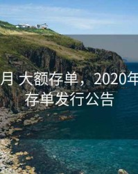 2020年9月 大额存单，2020年9月大额存单发行公告