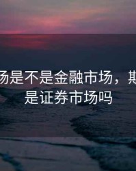 期货市场是不是金融市场，期货市场是证券市场吗