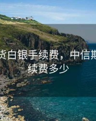 中信期货白银手续费，中信期货的手续费多少