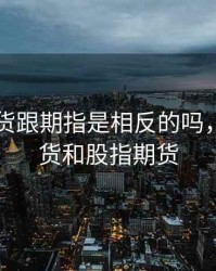 国债期货跟期指是相反的吗，国债期货和股指期货
