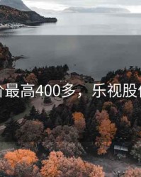 乐视股价最高400多，乐视股价最高点