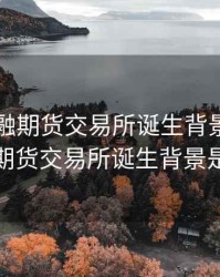 中国金融期货交易所诞生背景，中国金融期货交易所诞生背景是什么