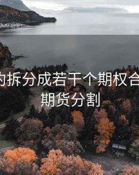 期货合约拆分成若干个期权合约案例，期货分割