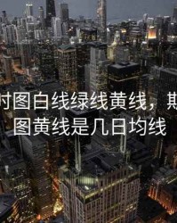 期货分时图白线绿线黄线，期货分时图黄线是几日均线