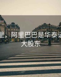 华泰阿里，阿里巴巴是华泰证券第四大股东