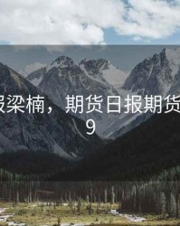 期货日报梁楠，期货日报期货大赛2019