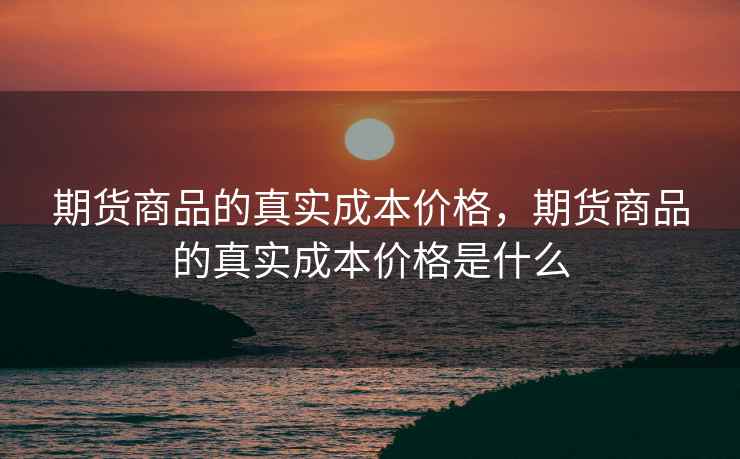 期货商品的真实成本价格，期货商品的真实成本价格是什么