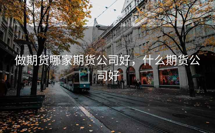 做期货哪家期货公司好，什么期货公司好